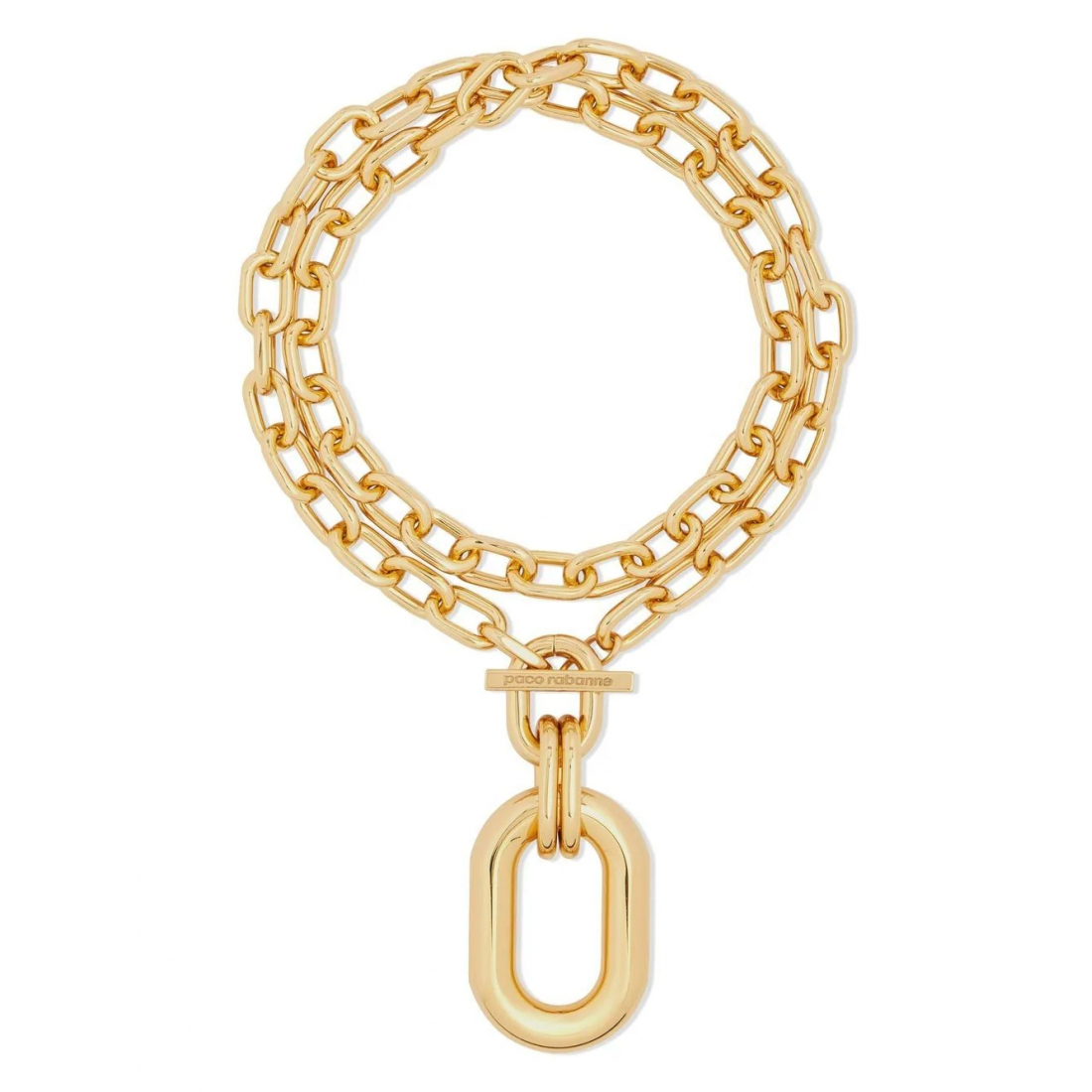 Collier 'Gold-Plated Cable-Link' pour Femmes