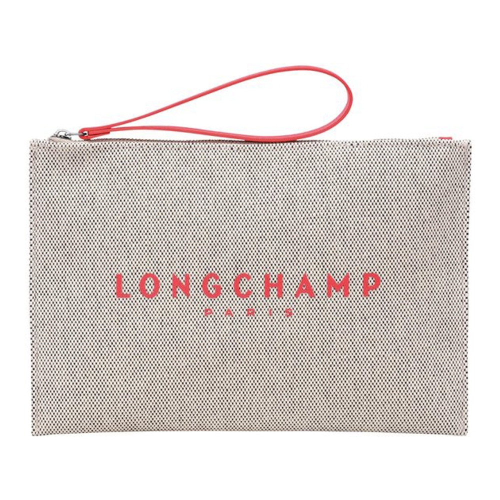 Women's 'Logo Printed Zipped' Pouch