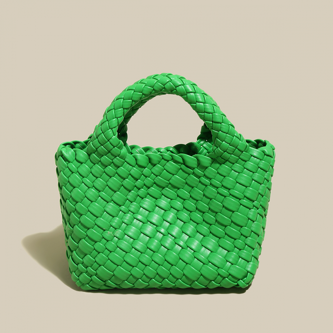 Women's 'Mini Woven' Top Handle Bag