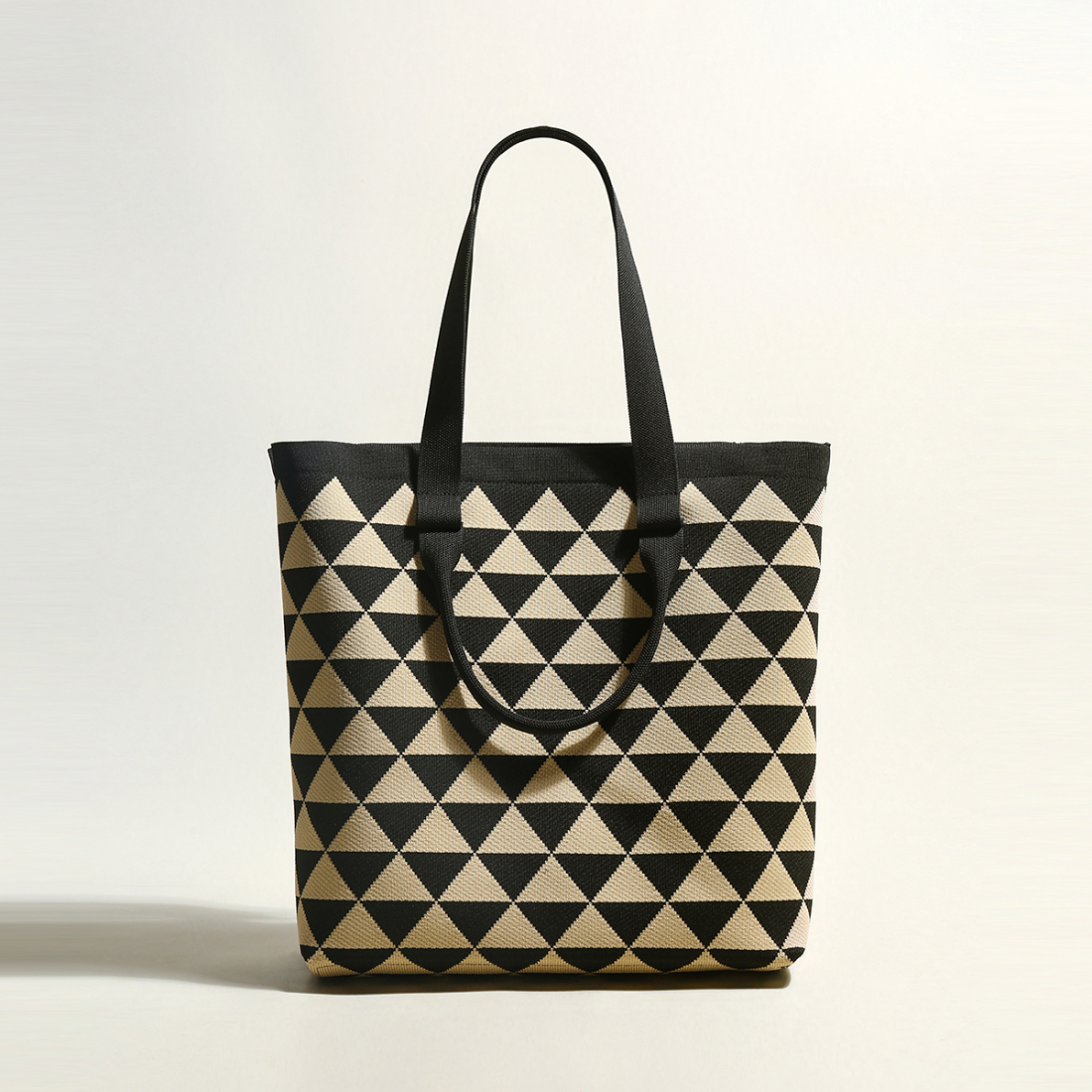 Women's 'Triangle Checkered' Tote Bag