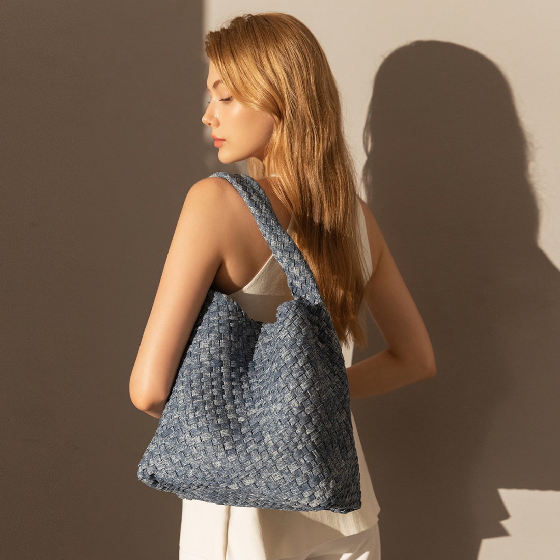 Sac Cabas 'Tranquil Woven Large' pour Femmes