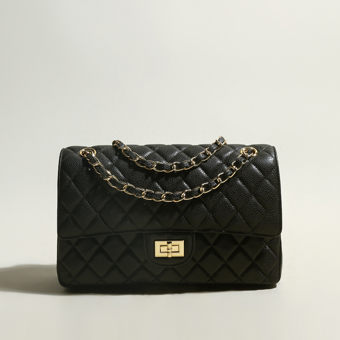 Women's 'Classic Quilted Flap' Shoulder Bag