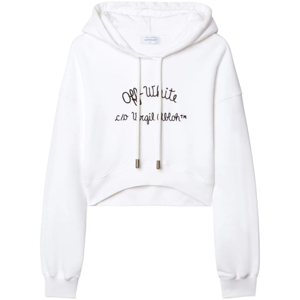 Sweatshirt à capuche  'Embroidered-Logo' pour Femmes