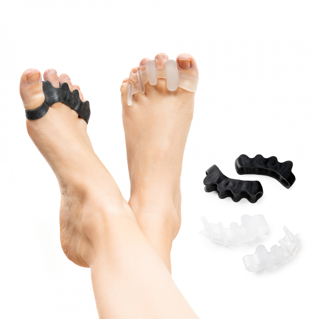 Toe Separators for Relaxation and Sport Toelax 4 Units