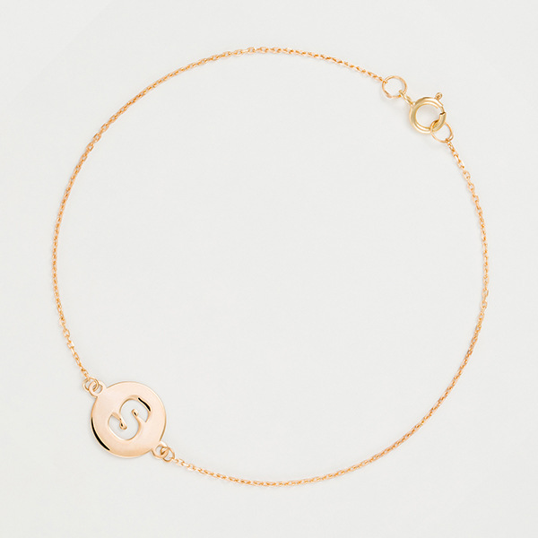 Bracelet 'Lettre S' pour Femmes