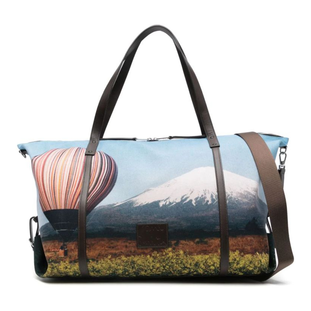 Men's 'Signature Stripe Balloon' Duffle Bag