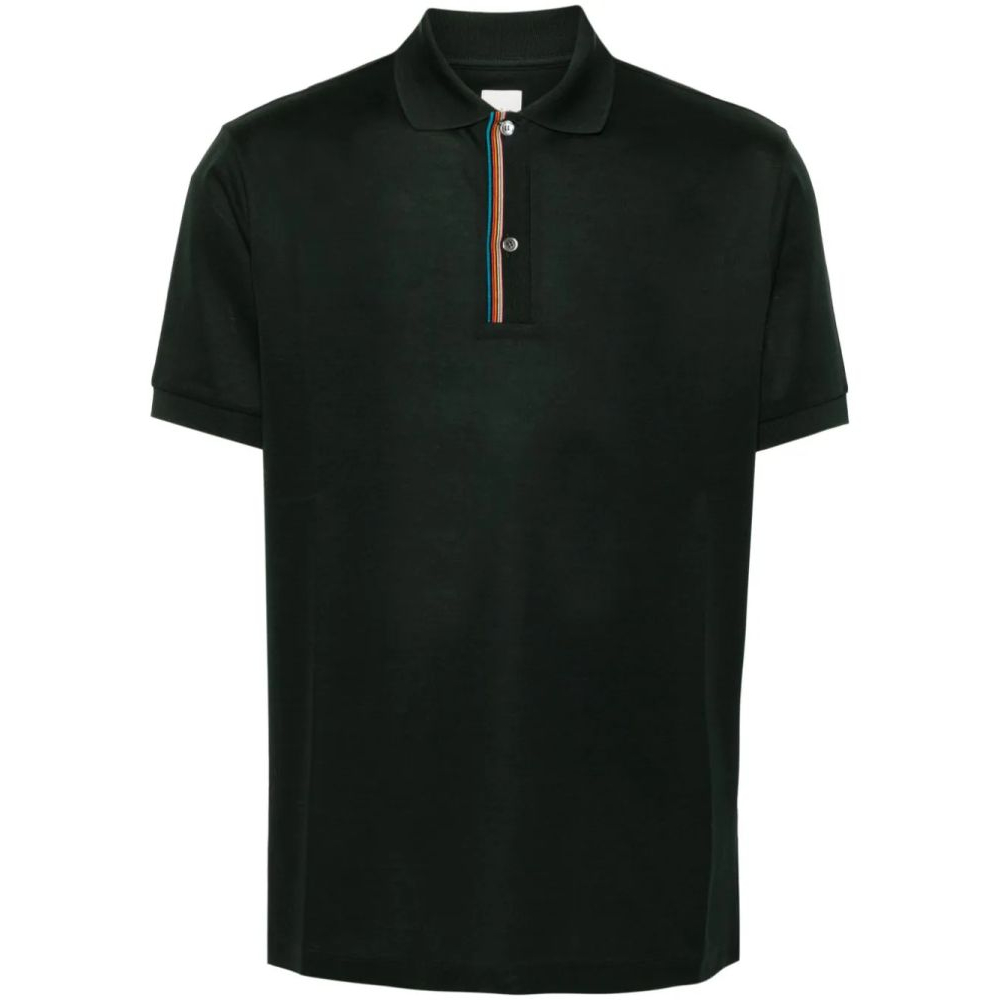 Men's 'Signature Stripe-Trim' Polo Shirt