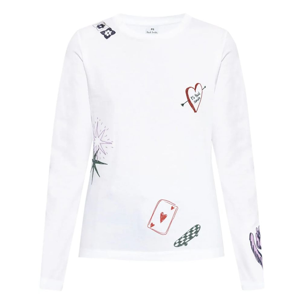 'Graphic-Print' Pullover für Damen