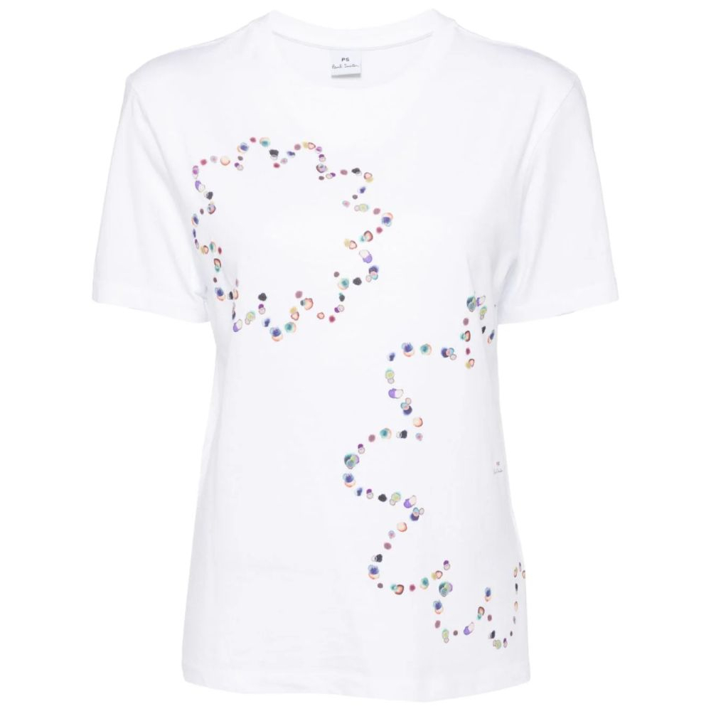 'Floral-Print -' T-Shirt für Damen