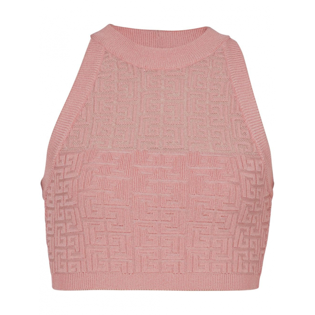 'Pb-Monogram Knitted' Ärmelloses Top für Damen