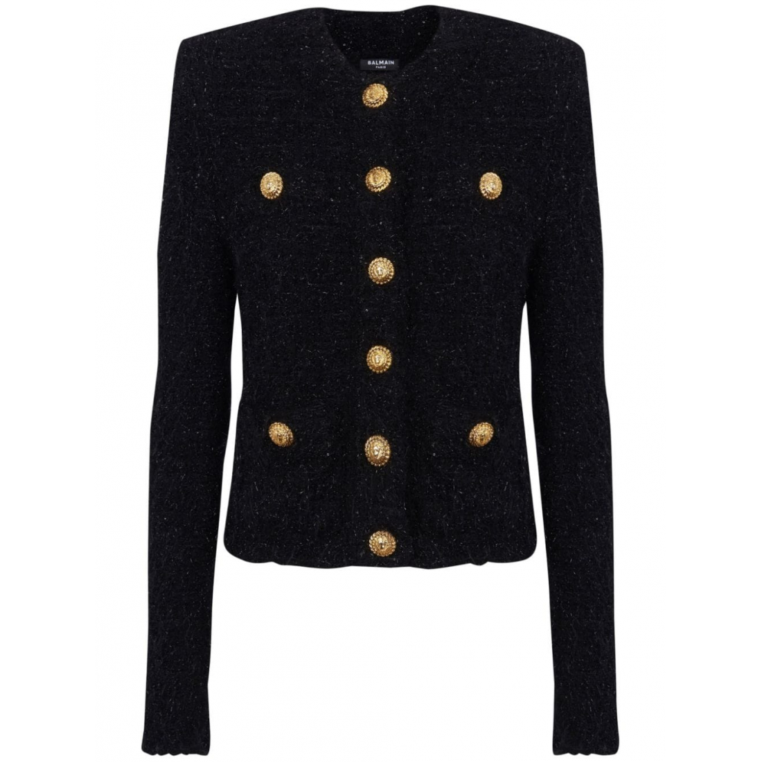 Veste 'Button-Fastening Tweed' pour Femmes