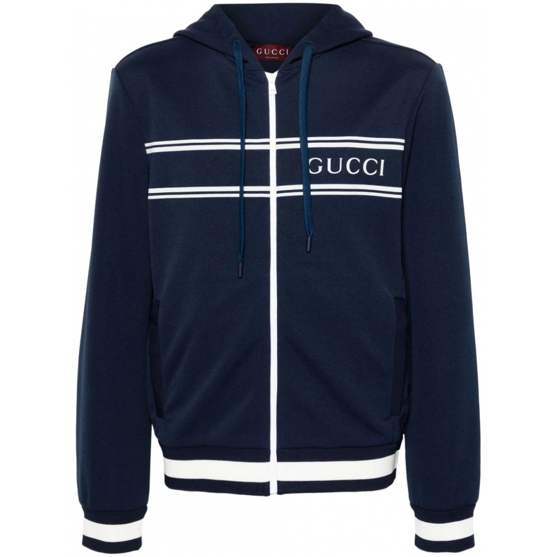 Men's 'Logo-Print Zip-Up' Hoodie