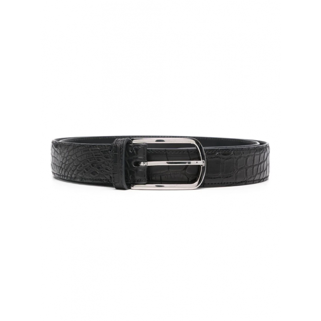 Ceinture 'Embossed-Crocodile' pour Hommes