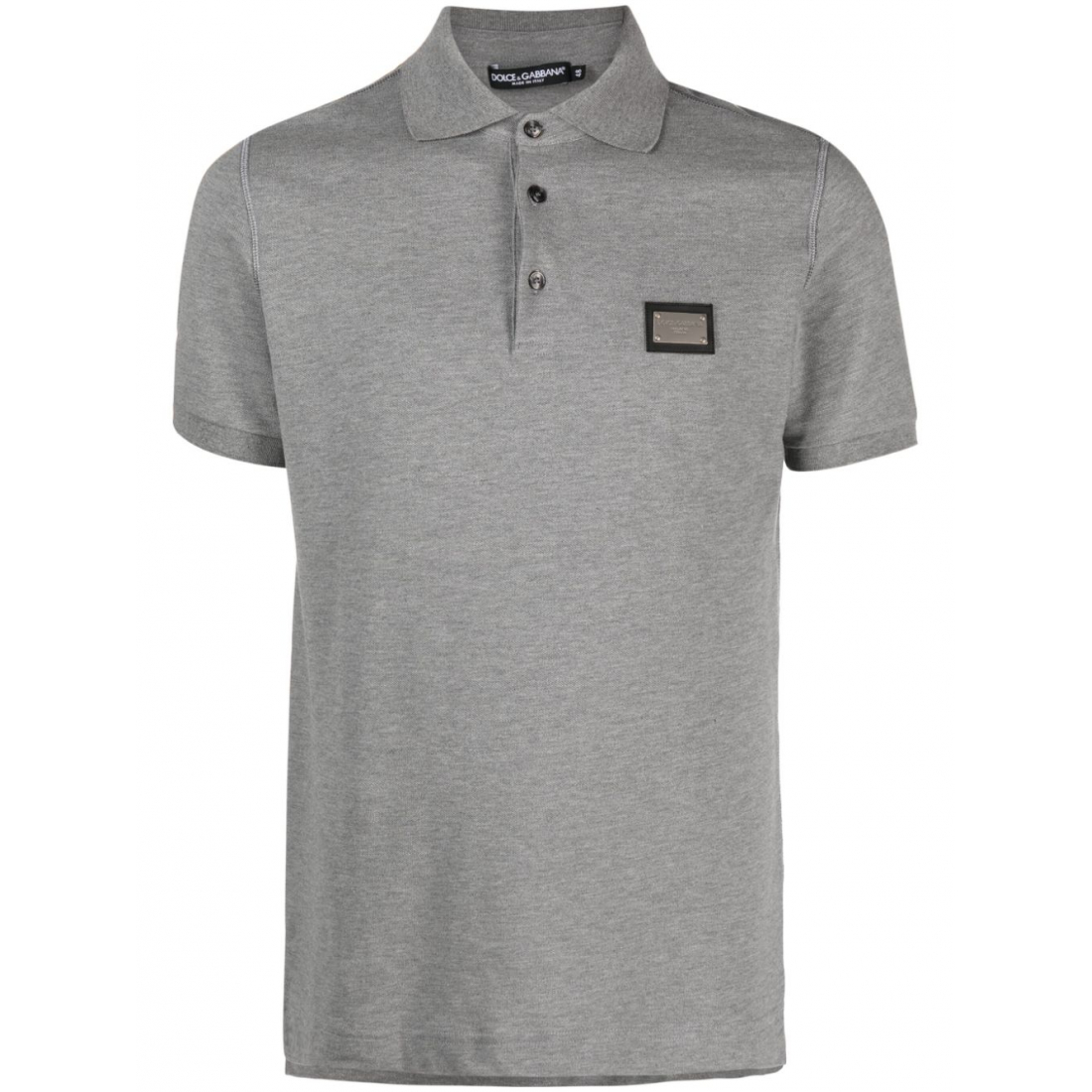 Men's 'Logo-Plaque' Polo Shirt