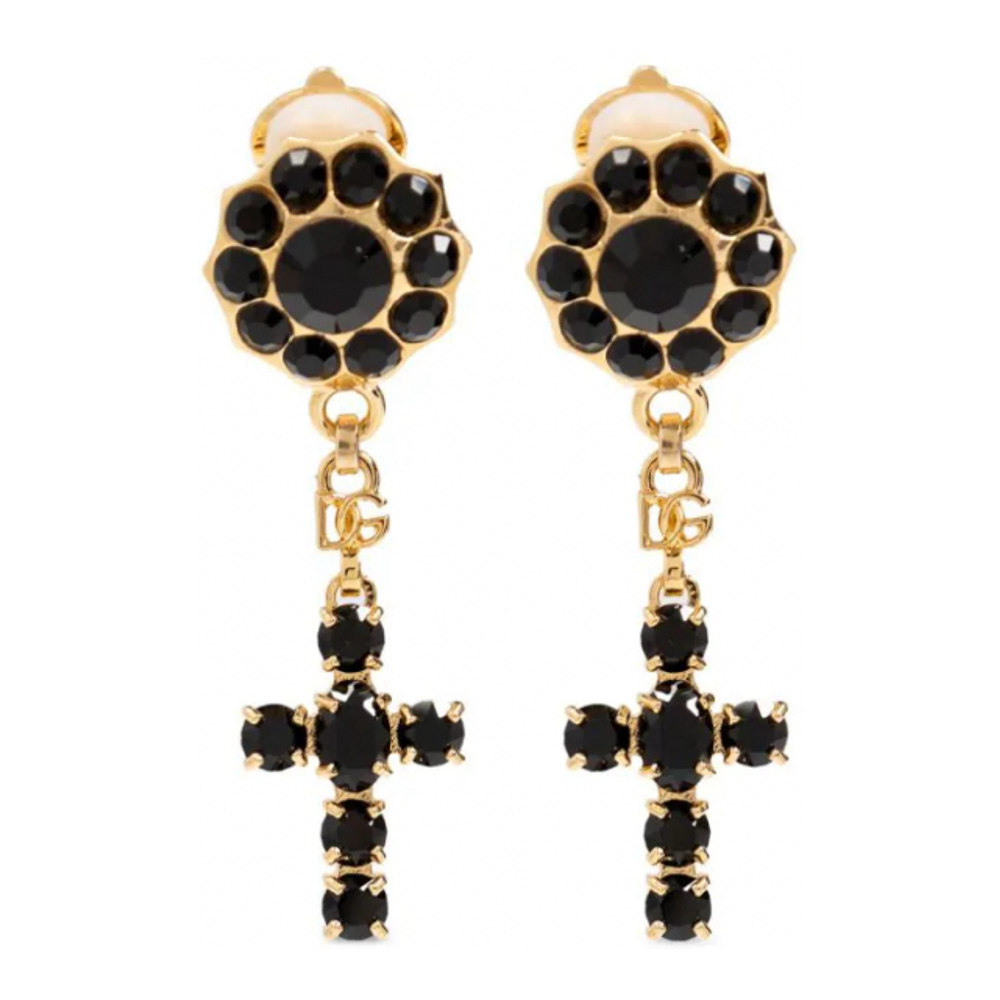 Women's 'Cross-Pendant Drop' Earrings