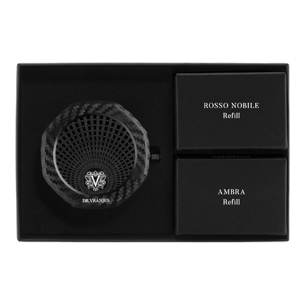 'Rosso Nobile & Ambra' Car Fragrance Refill - 3 Pieces