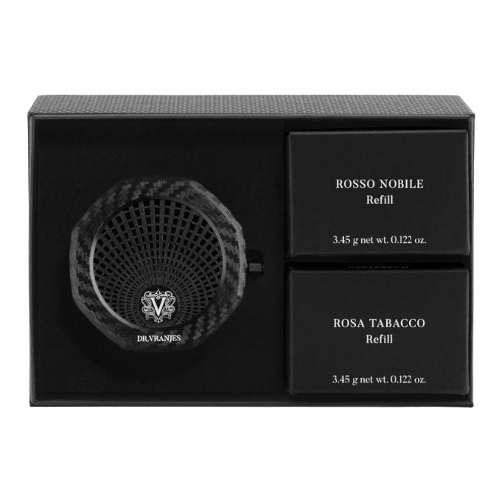 'Rosa Tabacco & Rosso Nobile' Car Fragrance Refill - 3 Pieces