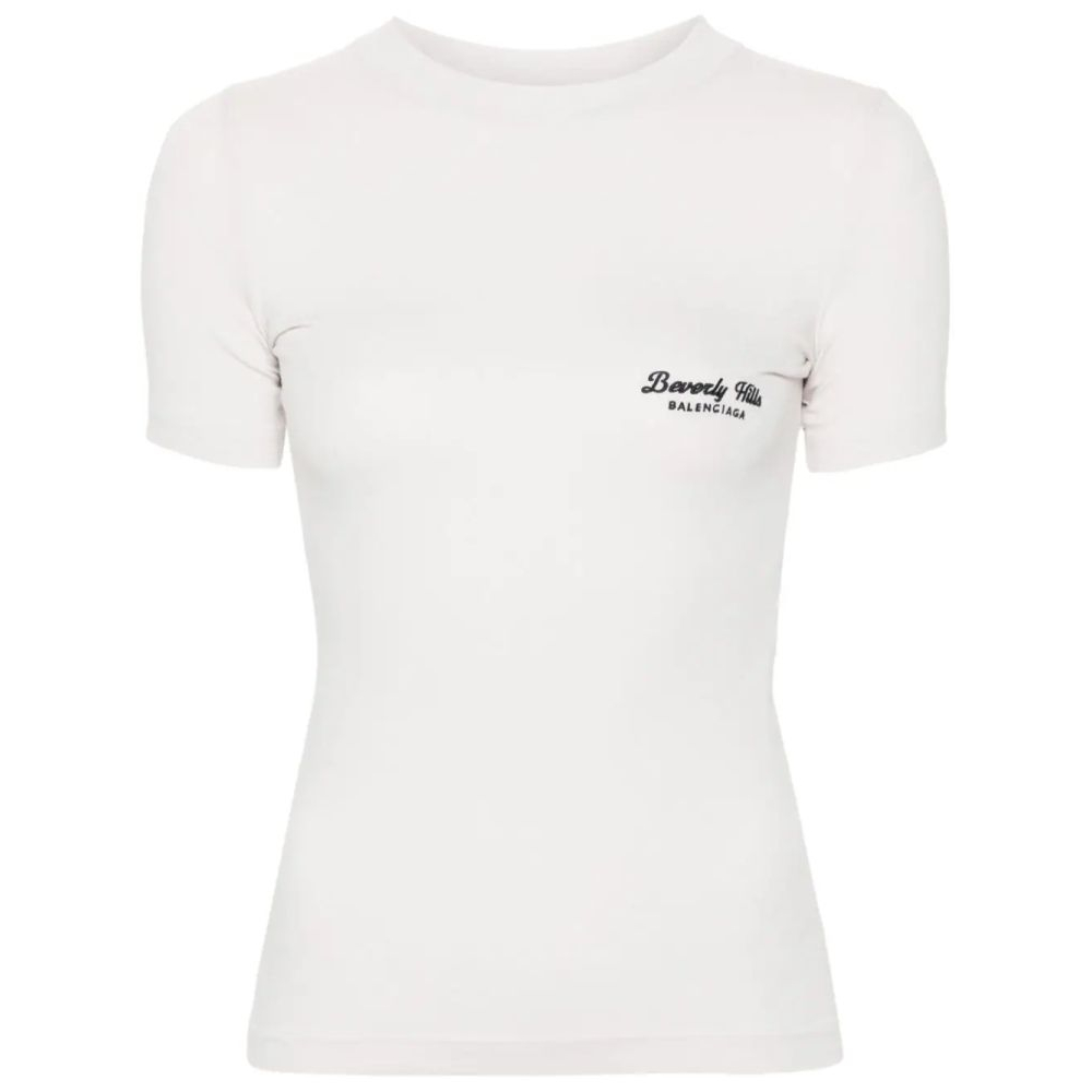 'Beverly Hills Embroidered' T-Shirt für Damen