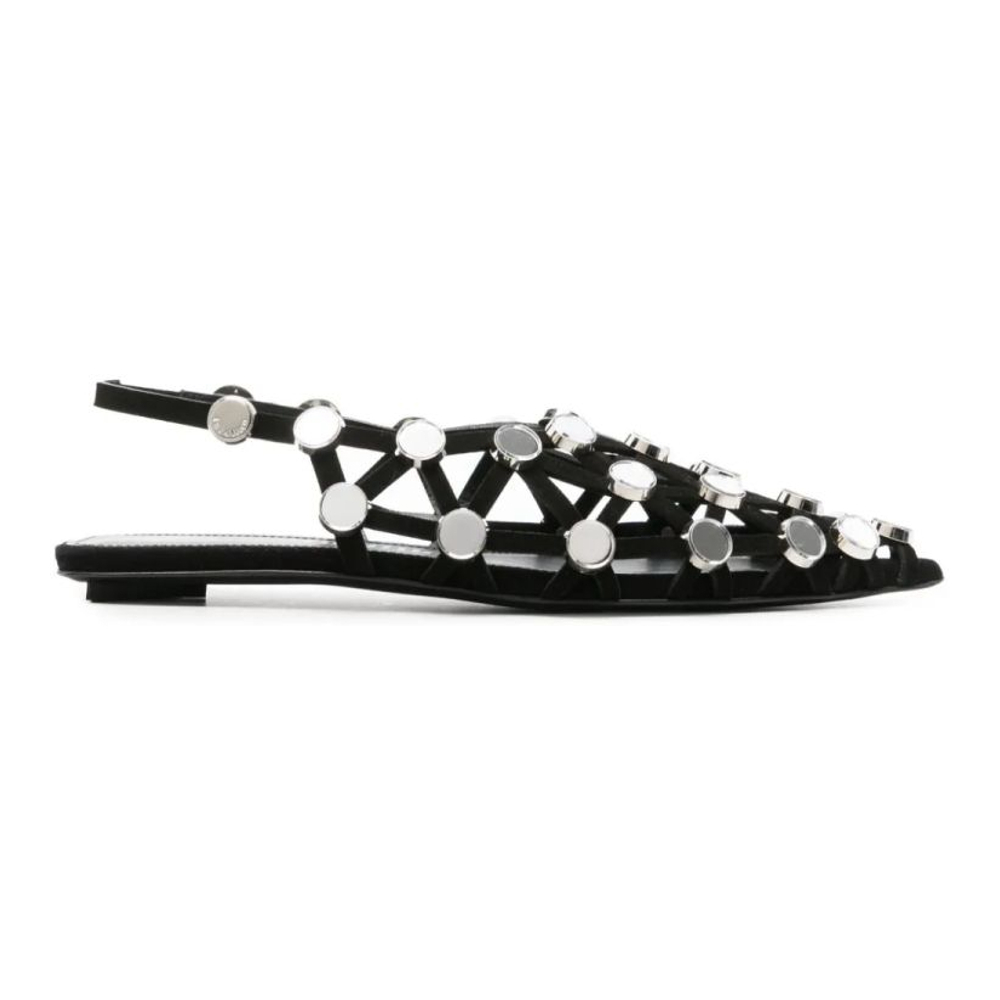 Women's 'Grid Rhinestone-Embellished' Ballerinas