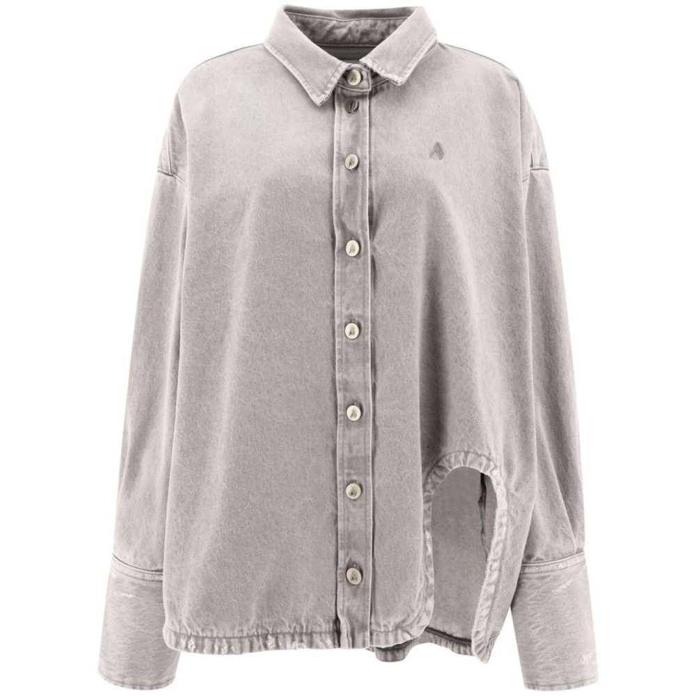 Women's 'Cut-Out Detail Asymmetric Collar' Shirt