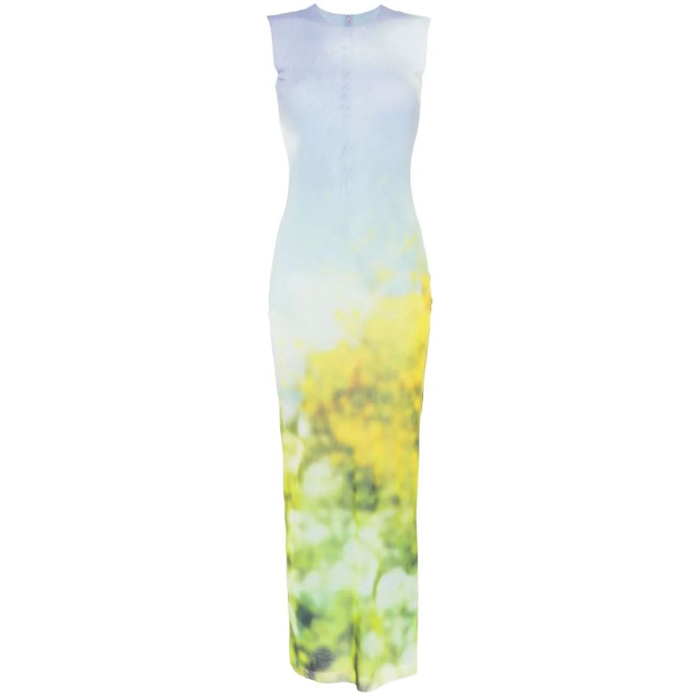 Robe Midi 'Ombré-Print' pour Femmes