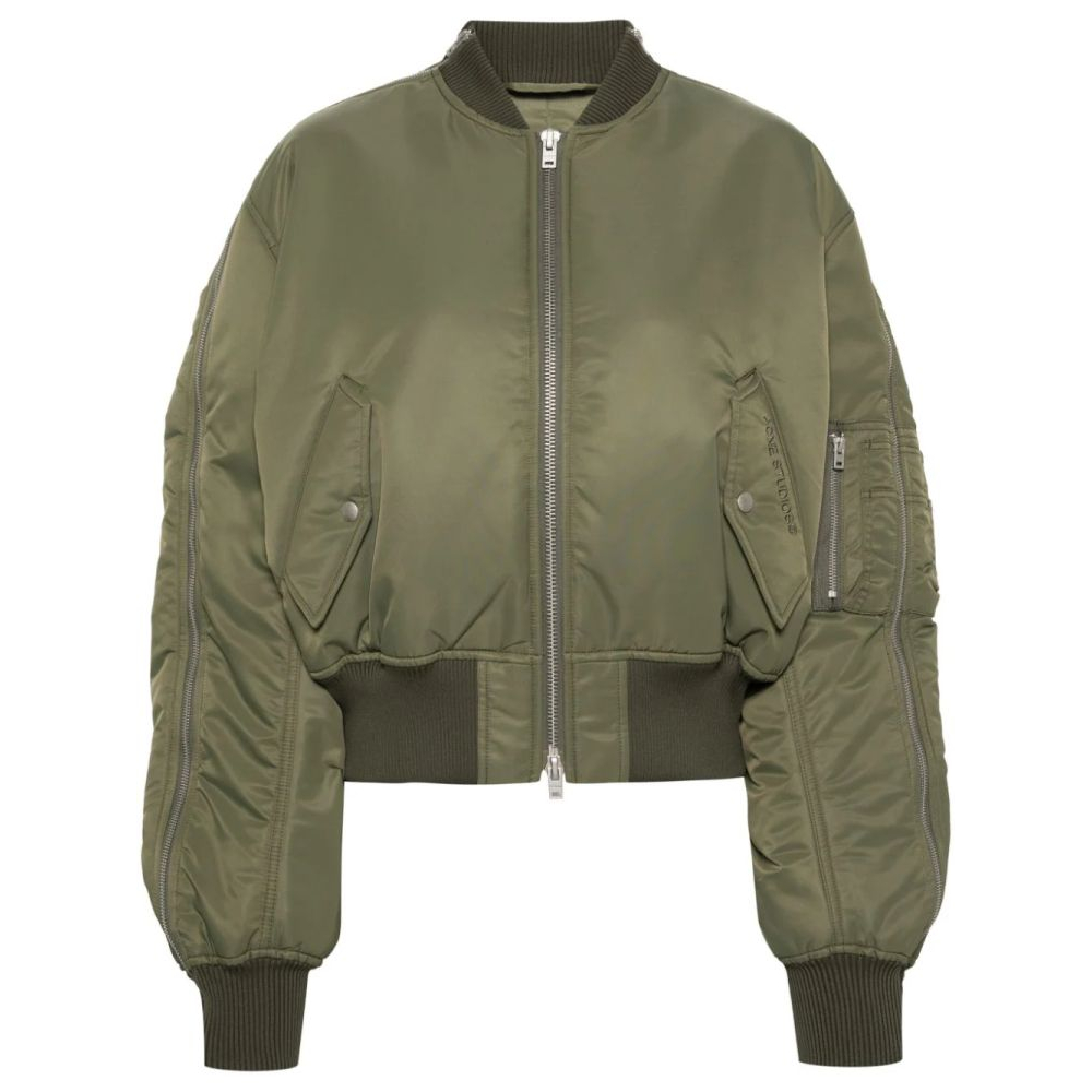 Women's 'Zip-Detail Padded' Bomber Jacket