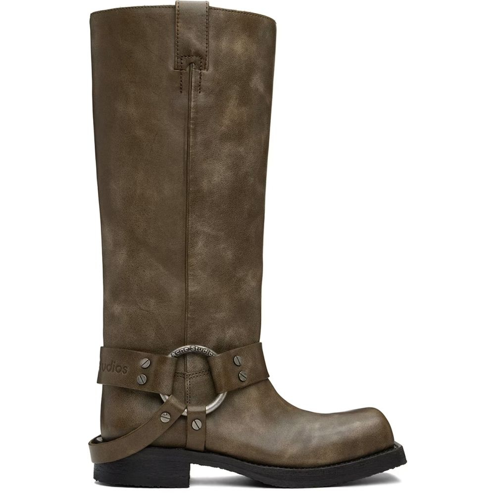 'Buckle' Lange Stiefel für Damen