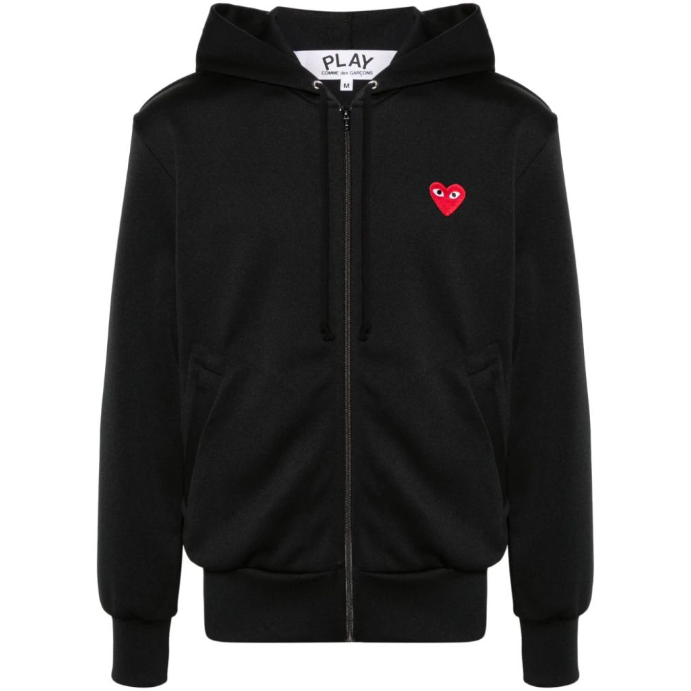 Veste de Survêtement 'Heart-Embroidered Zip-Up'