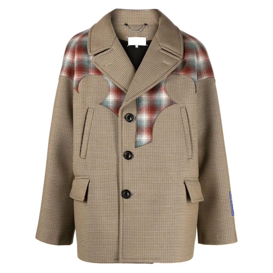 Men's 'X Pendleton Décortiqué Plaid-Check' Peacoat