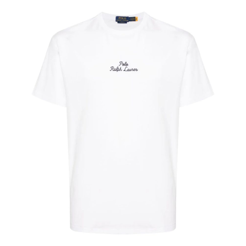 T-shirt 'Logo-Embroidered' pour Hommes