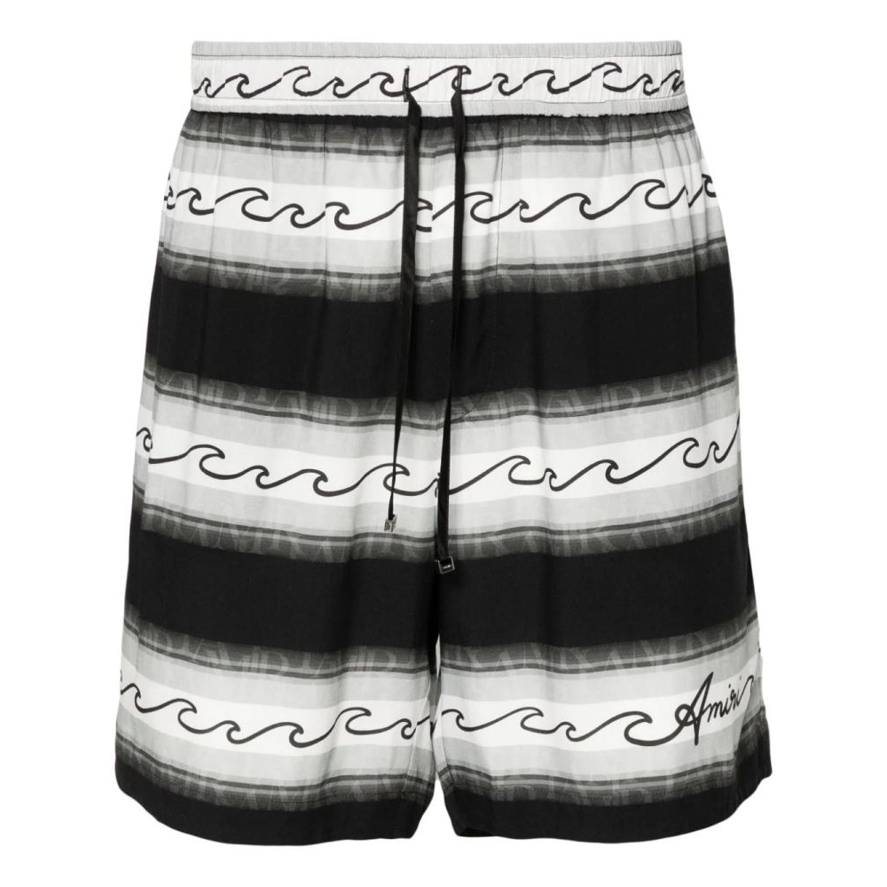 'Wave Baja Striped' Shorts für Herren