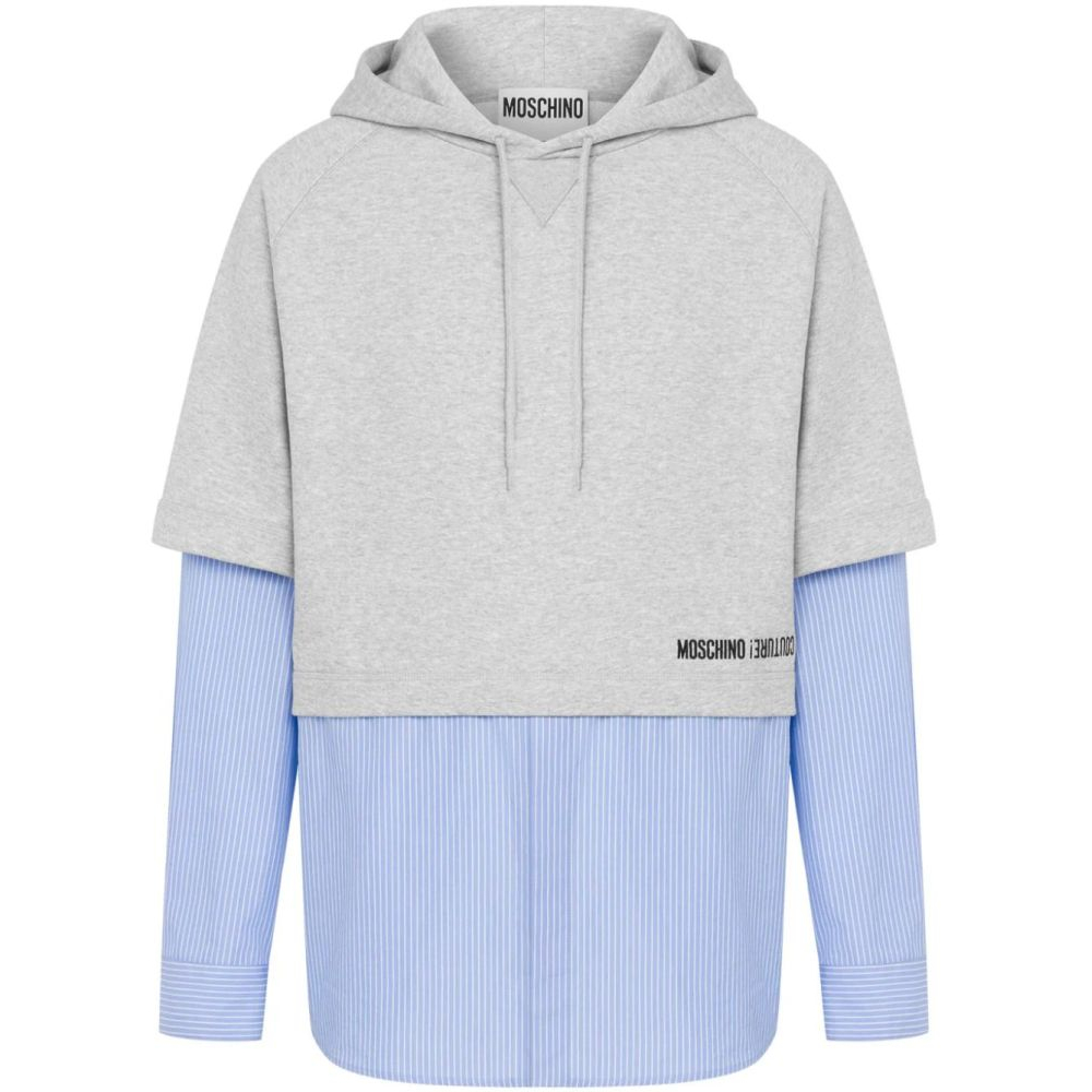 Sweatshirt à capuche  'Logo-Print Layered' pour Hommes