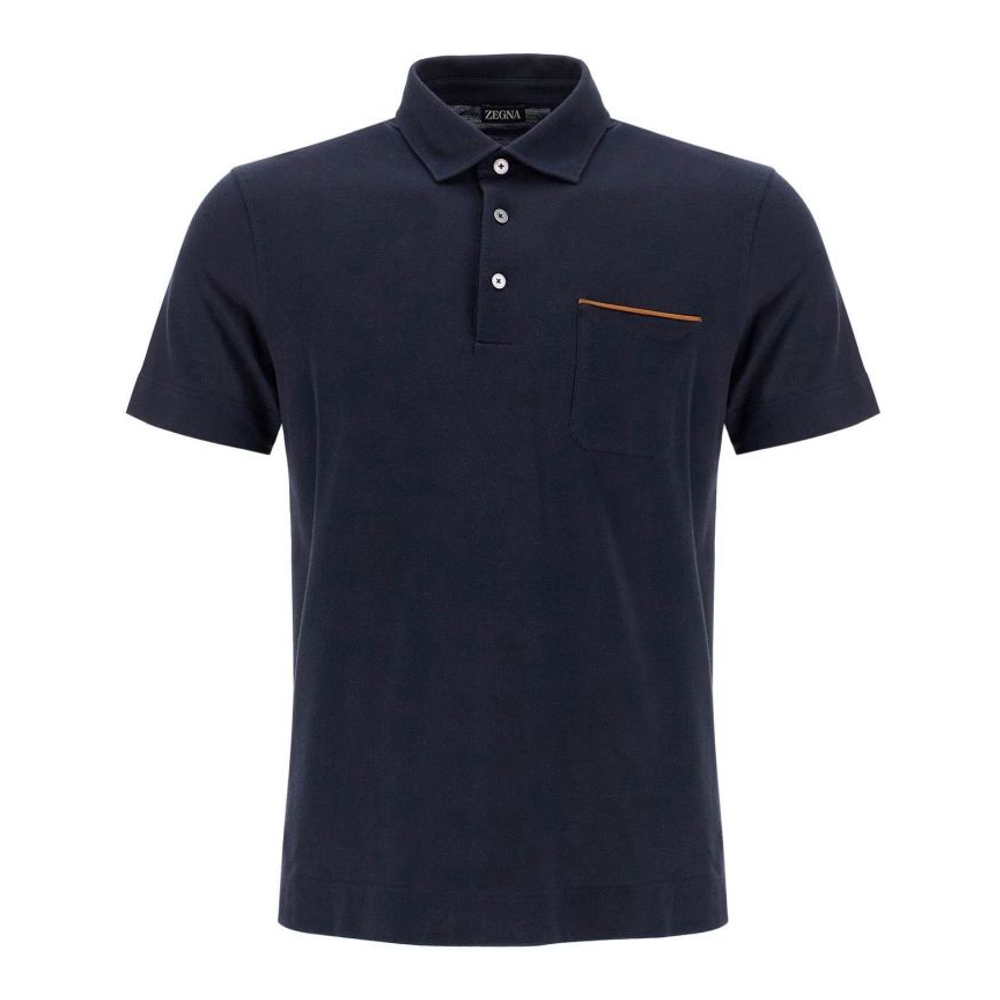 Men's 'Piqué With Pocket' Polo Shirt