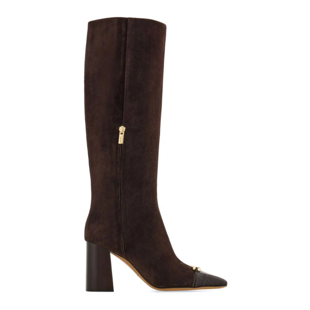 Women's 'Gancini Detail Below-The-Knee' Long Boots