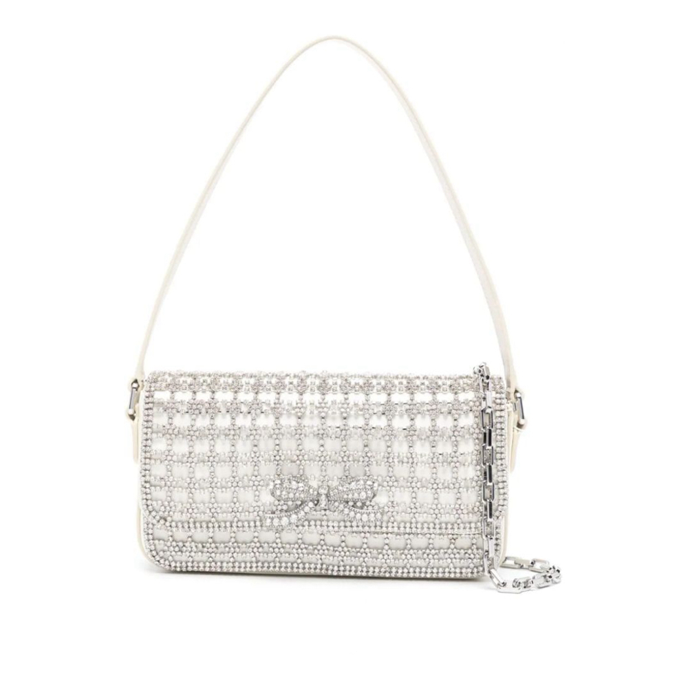 'Crystal-Embellished' Schultertasche für Damen