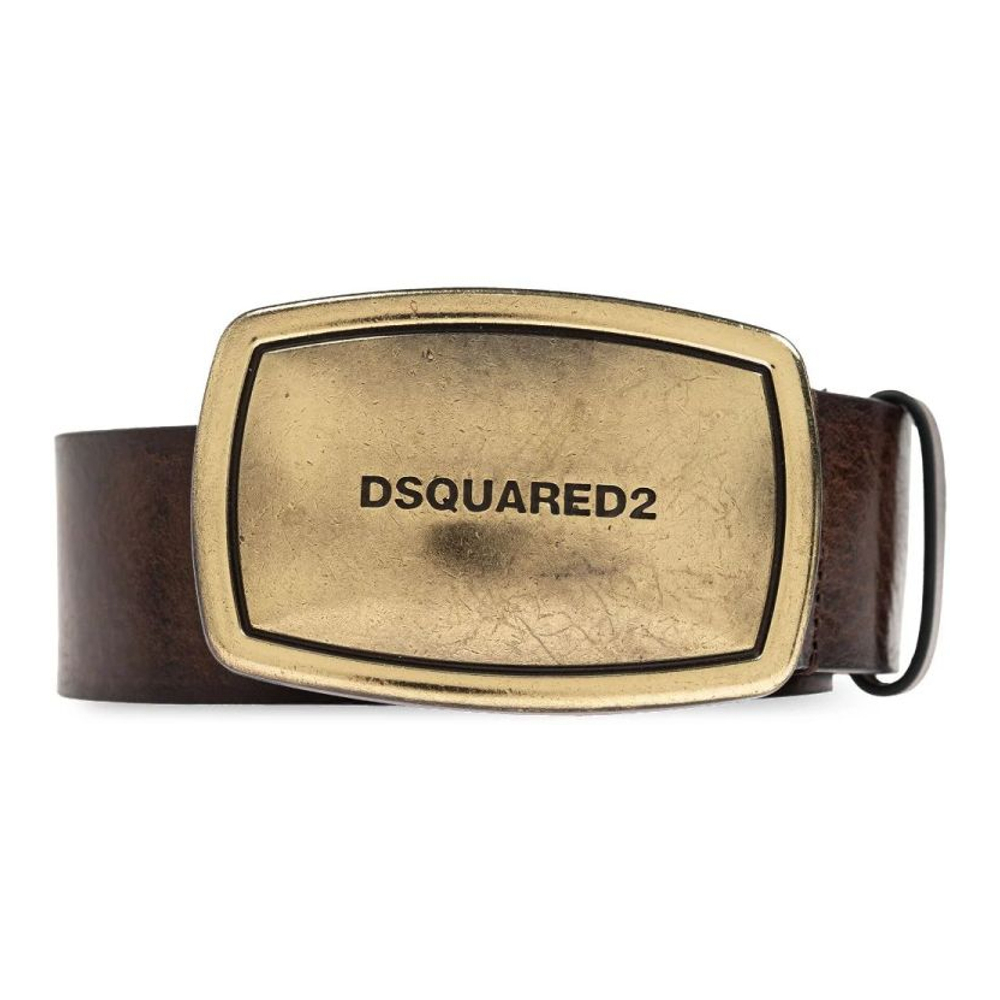 Men's 'Logo-Plaque Buckle' Belt