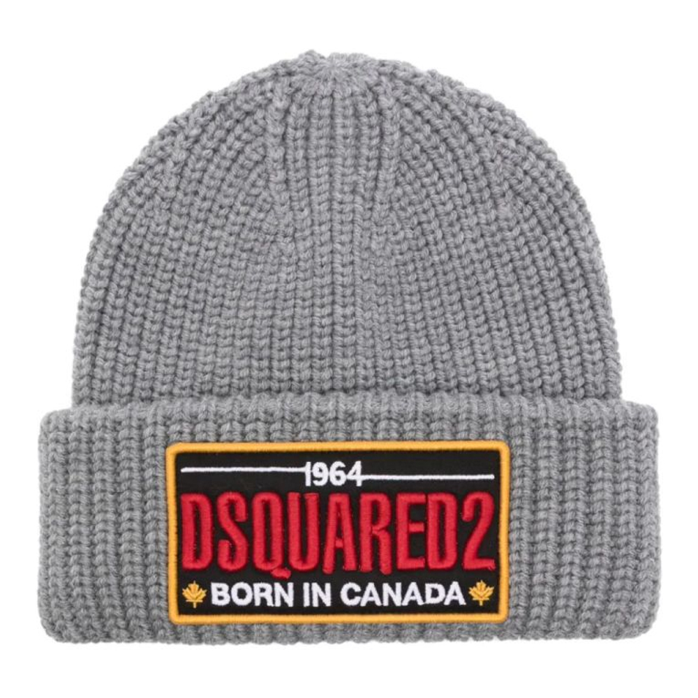 Men's 'Logo-Patch' Beanie