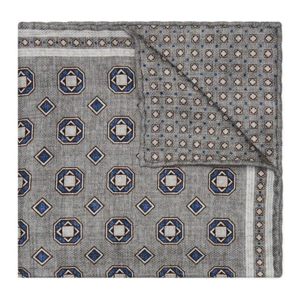 Men's 'Geometric-Pattern' Handkerchief