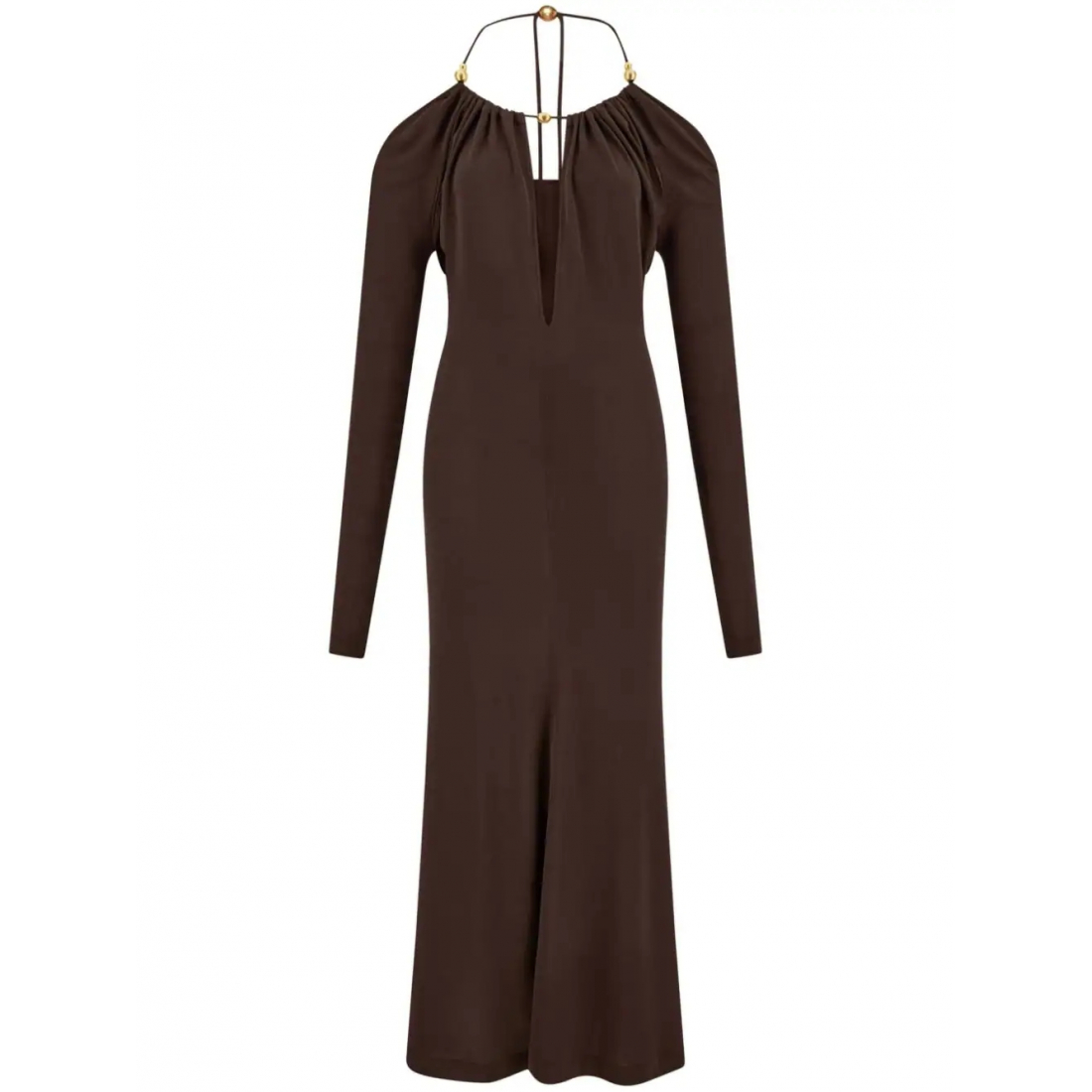 Robe maxi 'Open-Back' pour Femmes