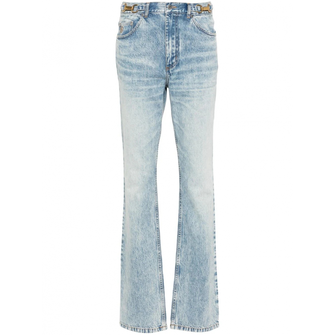 'Clasp-Embellished Tapered' Jeans für Damen