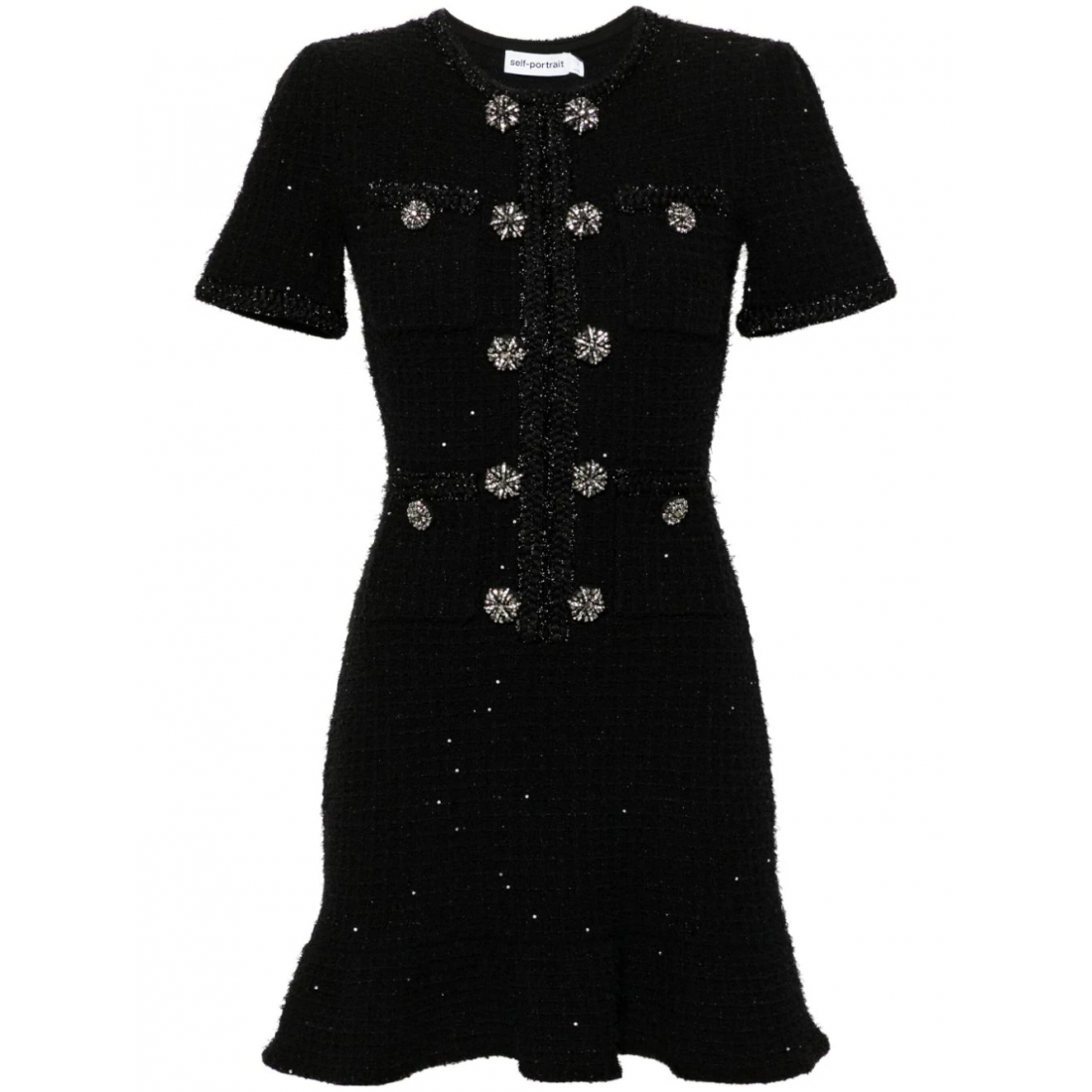 'Sequin-Embellished' Mini Kleid für Damen