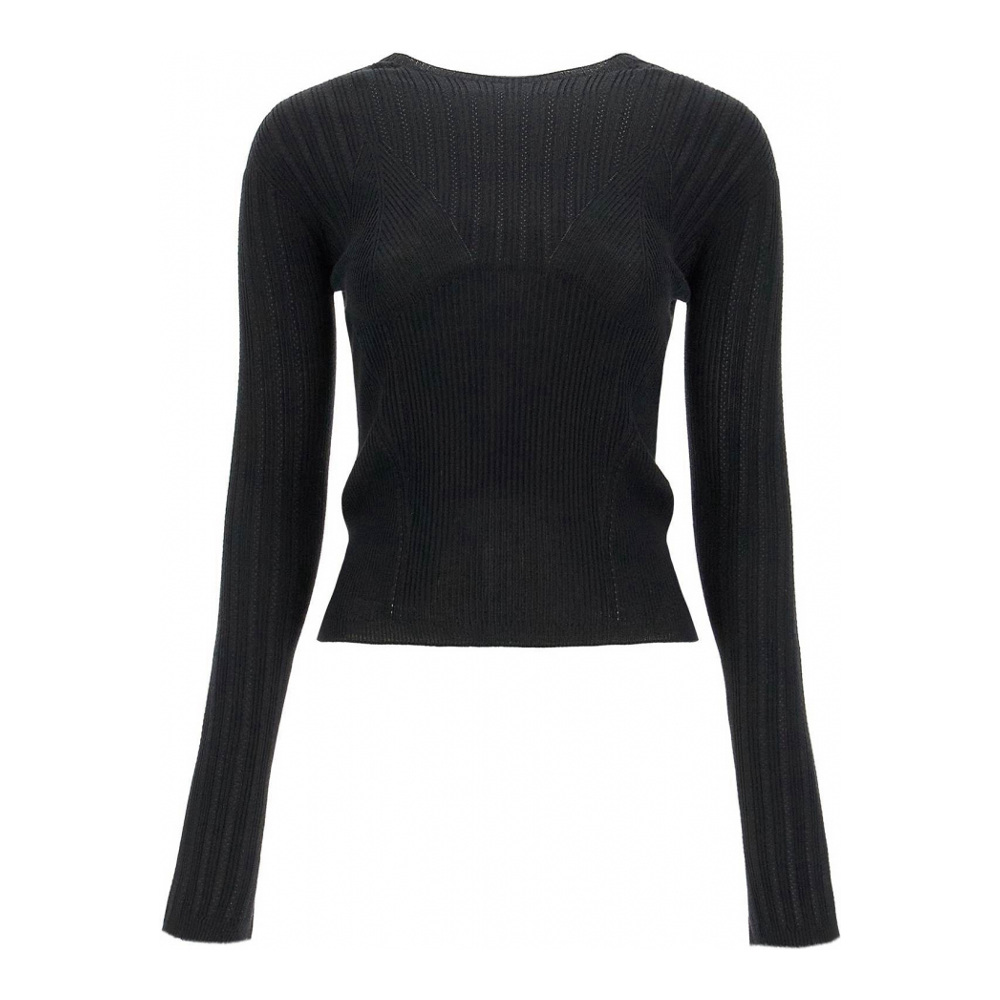 Pull 'Ribbed Crewneck' pour Femmes