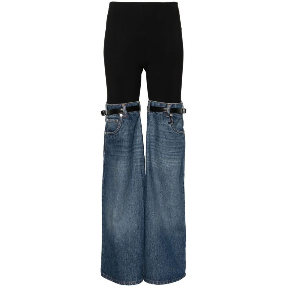 Women's 'Hybrid Denim-Panels' Trousers