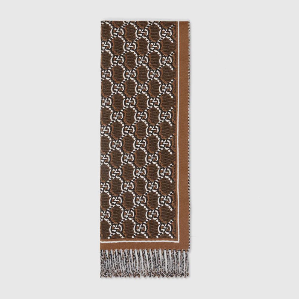 Men's 'GG Shadow' Wool Scarf