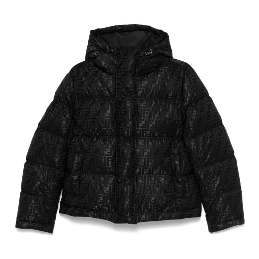 'FF-Pattern' Pufferjacke für Damen