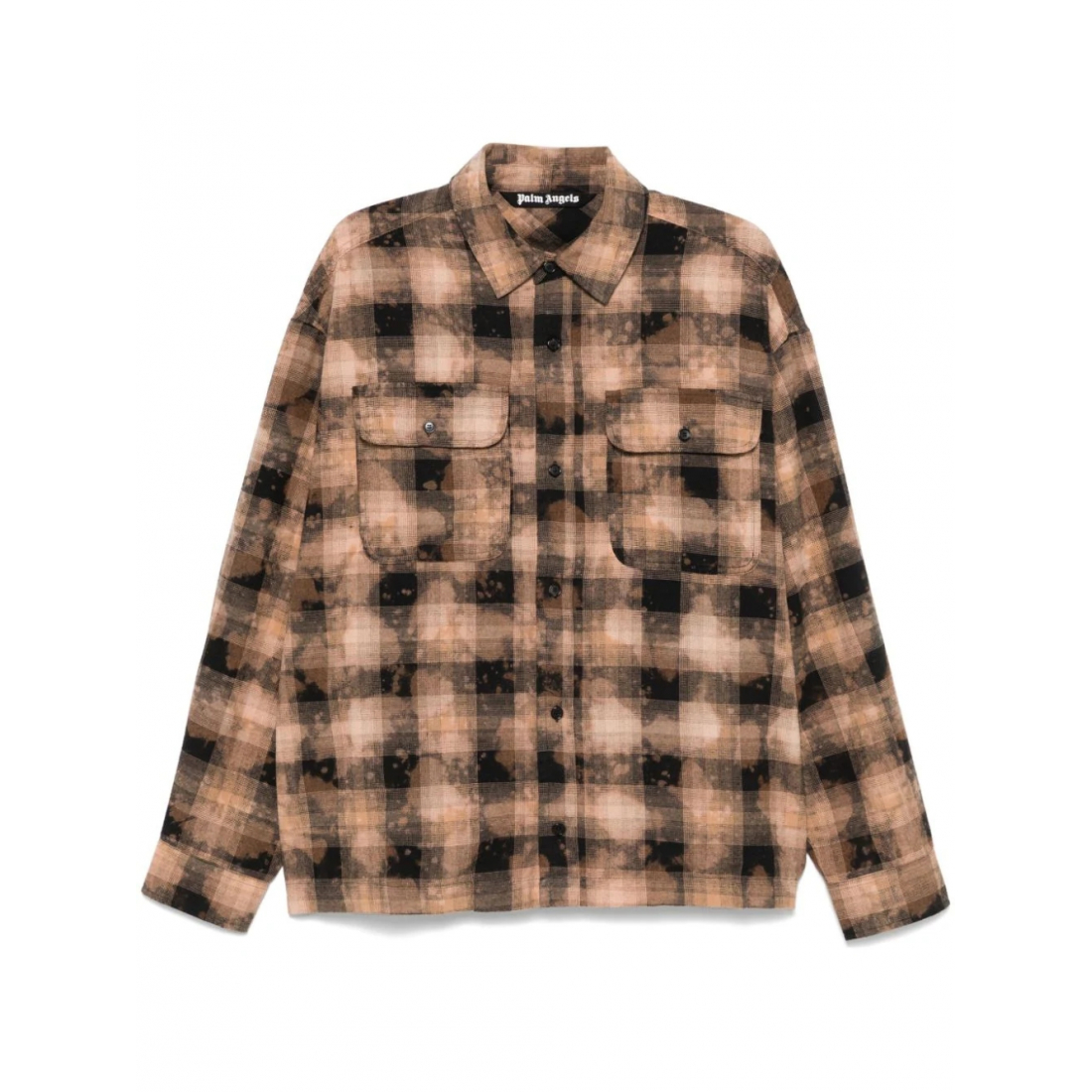 Chemise 'Logo-Print Checked' pour Hommes