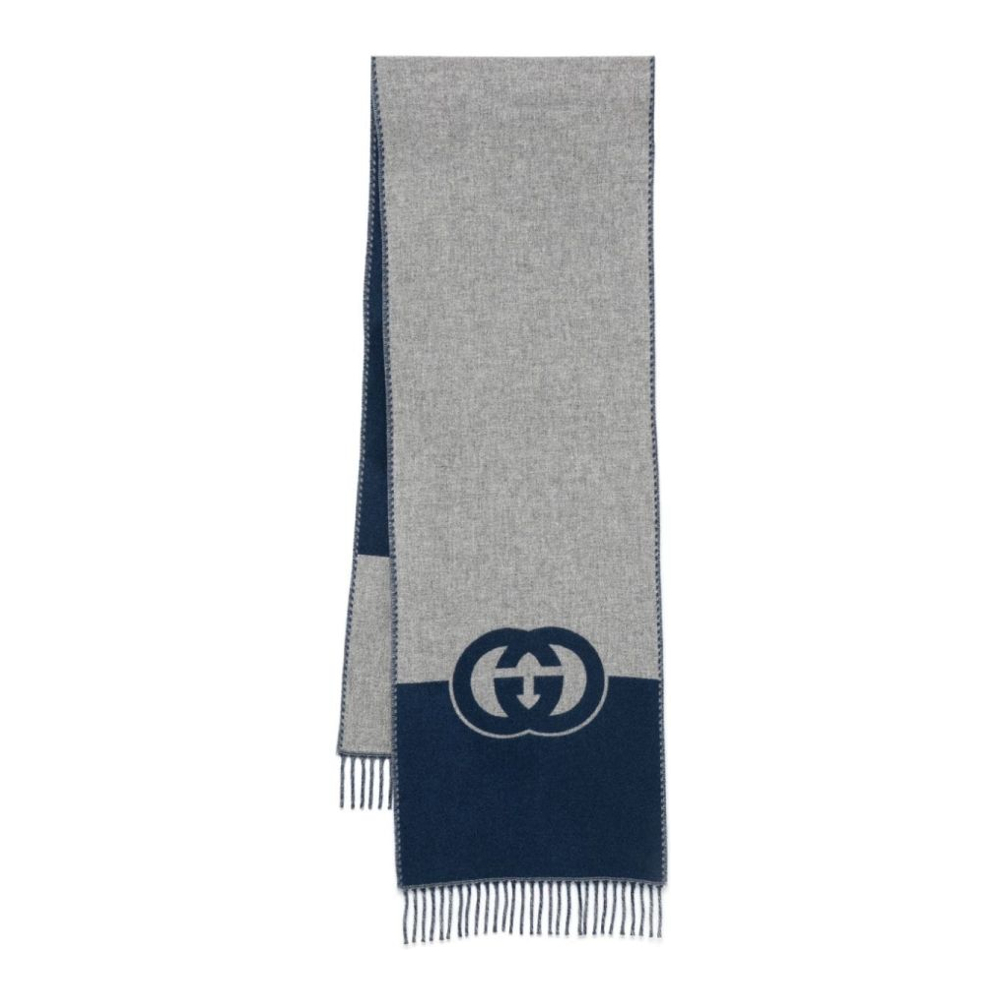 Men's 'Interlocking G' Wool Scarf