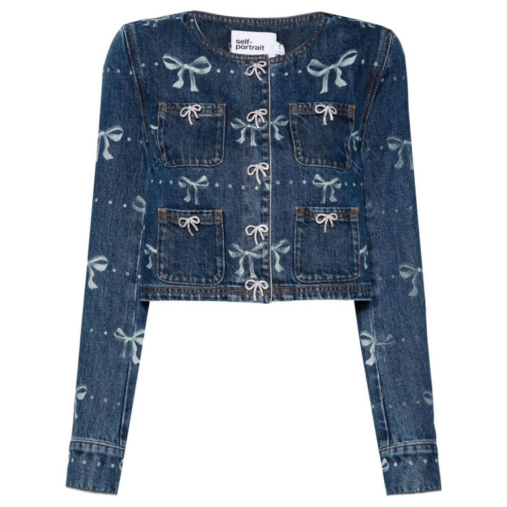 Women's 'Bow' Denim Jacket