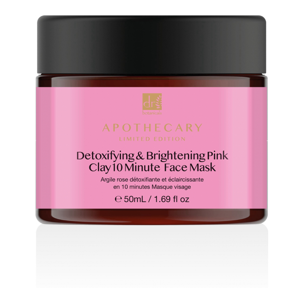 'Apothecary Detoxifying & Brightening Pink Clay 10 Minute' Gesichtsmaske - 50 ml