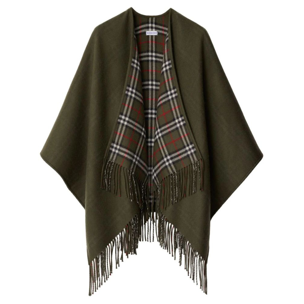 Women's 'Check-Pattern Reversible' Cape